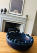 Emmerdale Dark Blue Bowl with Balls on Rim