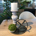 Bulbous Stone Effect Candleholder 32cm