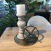 Bulbous Stone Effect Candleholder 32cm