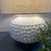 Crackle Glaze Bobble Lamp with Shade 59cm