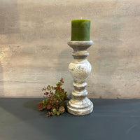 Bulbous Stone Effect Candleholder 38cm | Annie Mo's