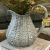 Large Grey Glazed Urchin Jug 23cm