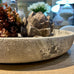 Stone Effect Distressed Bowl 50cm