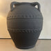 Textured Black Terracotta Vase 38cm