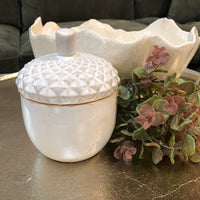 Reactive Glazed Ceramic Acorn Pot 15cm | Annie Mo's