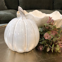 Glazed Ceramic Pumpkin 17cm | Annie Mo's