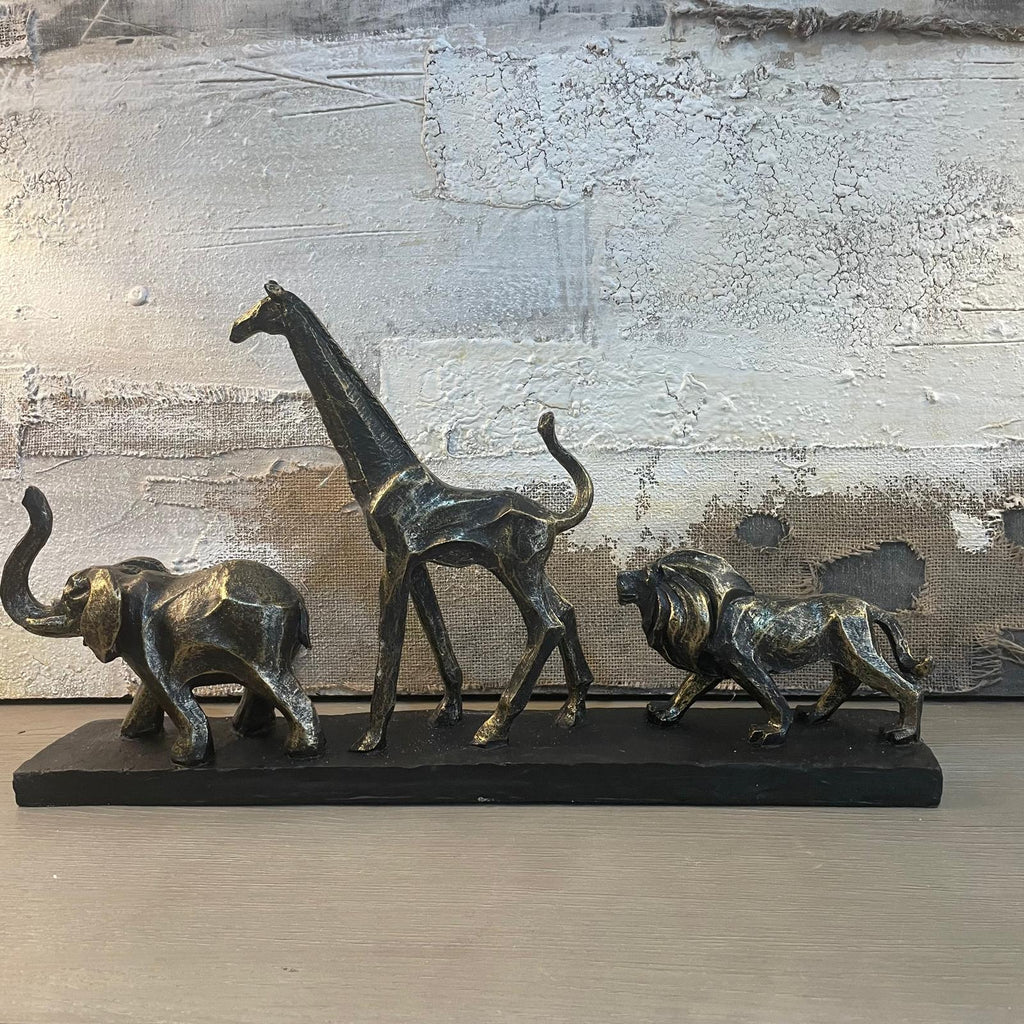 Bronze Safari Sculpture 51cm | Annie Mo's