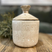 Small Taupe Jar 16cm | Annie Mo's