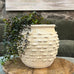 Textured Cream Large Vase 27cm