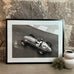 ramed Monochrome Vintage Racing Car 86cm | Annie Mo's