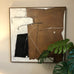 Square Textured Framed Canvas 100cm