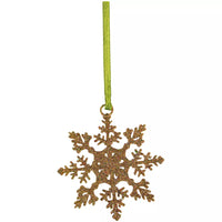 Snowflake Glitter Gold 11cm | Annie Mo's