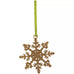 Snowflake Glitter Gold 11cm | Annie Mo's