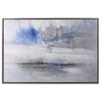 Large Framed Abstract Coastal View Picture 158cm | Annie Mo's