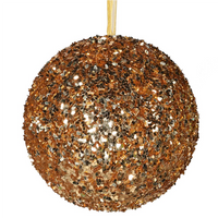 Large Gold Sequin Bauble 20cm | Annie Mo's