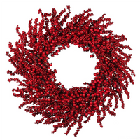 Large Red Berry Wreath 80cm | Annie Mo's