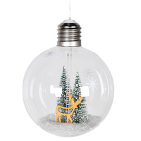 Lit Christmas Forest Bauble 15cm | Annie Mo's