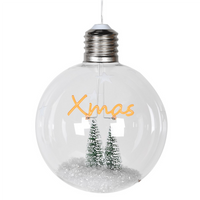 Lit Christmas Xmas Bauble 15cm | Annie Mo's