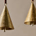 Manya Metal Bell Baubles - Brass - (Set of 3) 8cm