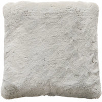 LUXURY FAUX RABBIT CUSHION GREY 50 X 50cm | Annie Mo's