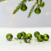 Bag of Ten Mini Mixed Shape Baubles - Green