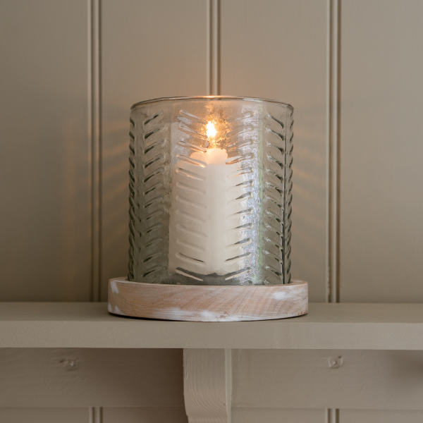 Herringbone Candle Holder | Annie Mo's