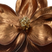 Metallic Chocolate Magnolia Clip