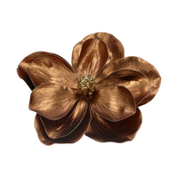 Metallic Chocolate Magnolia Clip | Annie Mo's