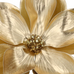 Metallic Gold Magnolia Clip