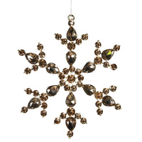 Gold Hanging Snowflake 11cm | Annie Mo's