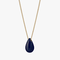 Hush Necklace Navy Enamel | Annie Mo's