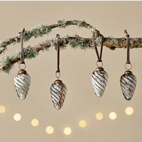 Nasan Baubles - Gold & Cream - (Set of Four) | Annie Mo's