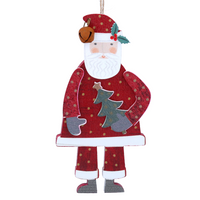 New England Wood Santa with Tree | Annie Mo's