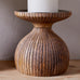 Amari Mango Wood Candlestick - Natural