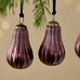 Pannee Drop Baubles - Ruby (Set of 4) 8cm