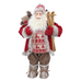 Plush and Acrylic Santa with Sack and Skis | Annie Mo's