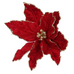 Red Clip Poinsettia with Gold Trim | Annie Mo's