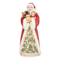 Resin Santa with Toys | Annie Mo's