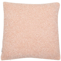 Tactile Faux Fur Shaggy Blush Cushion 45 x 45 | Annie Mo's