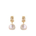 Freshwater Pearl Earrings Gold