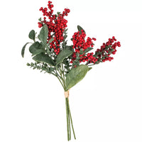 Red Berry & Eucalyptus Bunch 36cm | Annie Mo's