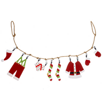 Santa's Washing Garland 50cm | Annie Mo's