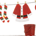 Santa's Washing Line 25cm