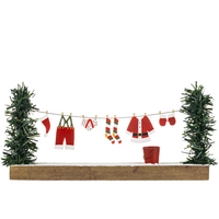 Santa's Washing Line 25cm | Annie Mo's