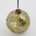 Set of Four Golden Baubles 8cm