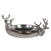 Set of Two Nickle Reindeer Trays 43cm