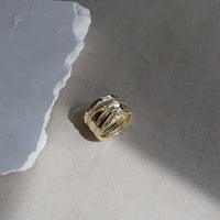 Spiral Ring Gold | Annie Mo's