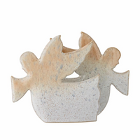 Stoneware Cherub Napkin Holder | Annie Mo's