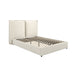 Linen Ivory Bed Frame - Size Choice