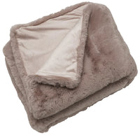 Rapture Pink Faux Fur Throw 150 x 180cm | Annie Mo's